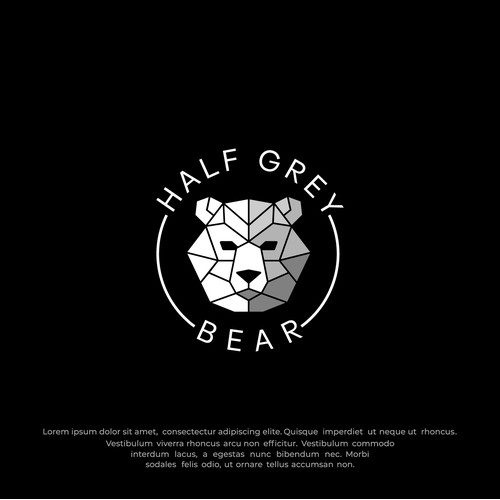 HALF GREY BEAR