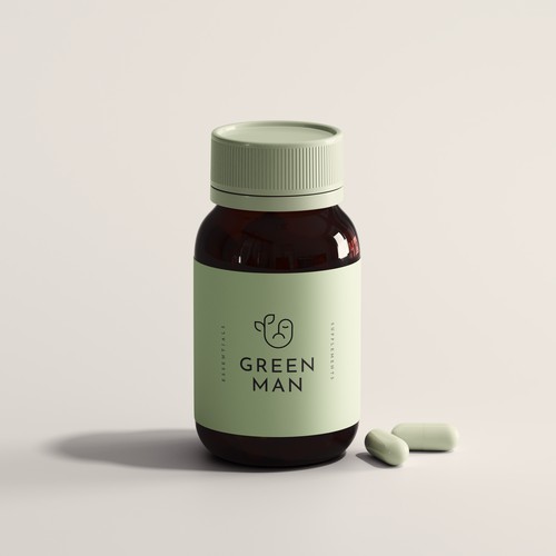 Line logo design for Green Man Supplements