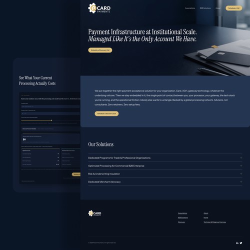 PCard Payments — Institutional Payment Infrastructure Website