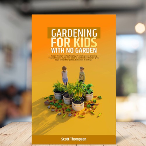 3d Book Cover, Gardening, kids