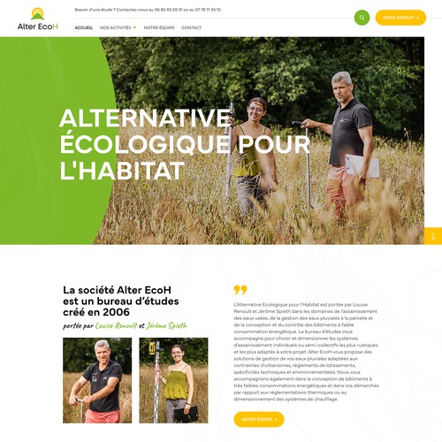 AlterEcoh - Webdesign