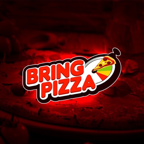 Design the logo for the first pizza company born on mobile.