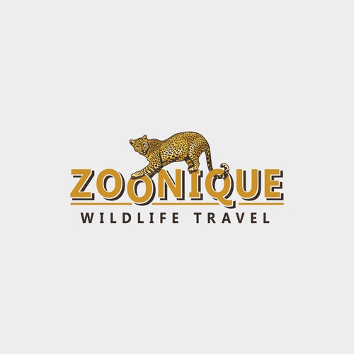 Design a Wild Logo for a Wildlife Travel Company