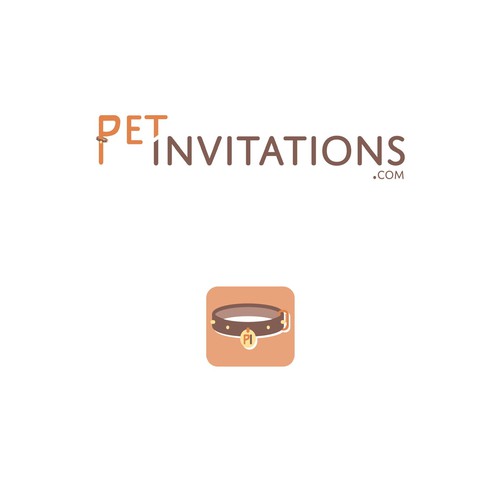 Pet Invitations company logo design