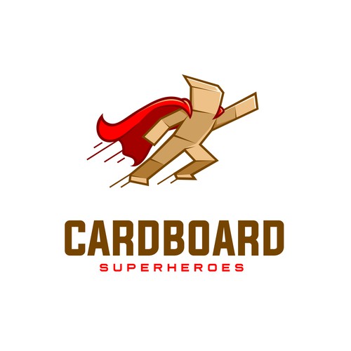 Craft and art logo for Cardboard Superheroes