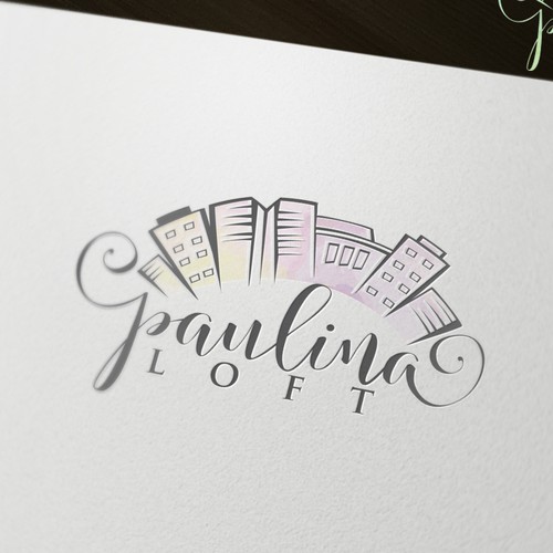 Cursive wedding logo