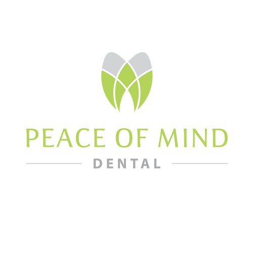 Peaceful dental logo 