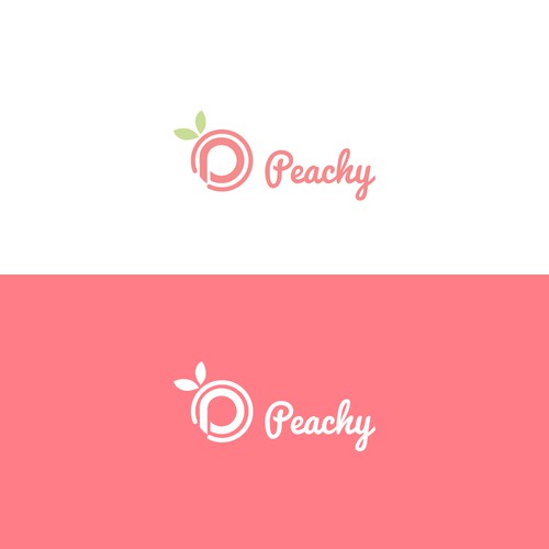 Peach logo design for Cosmetics & Beauty