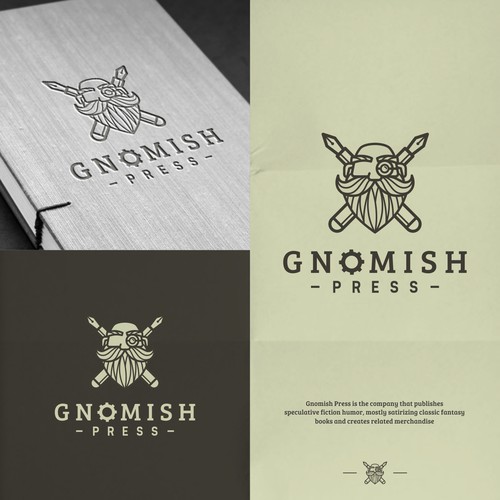 Gnomish Press Logo Design