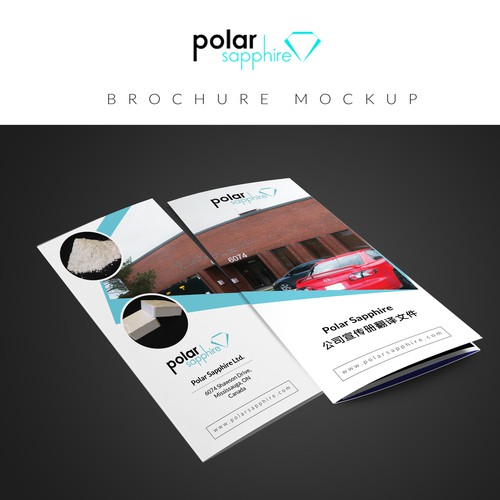 Create a captivating company brochure for Polar Sapphire!