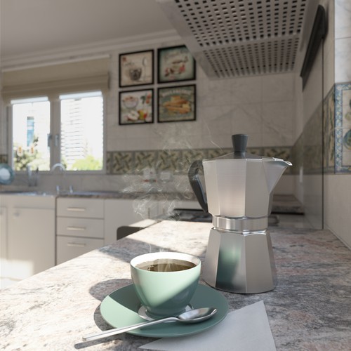Cafetera 3D