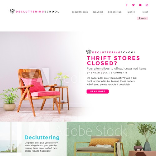 homepage design 