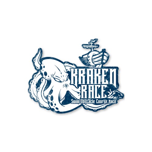 Kraken Race logo design