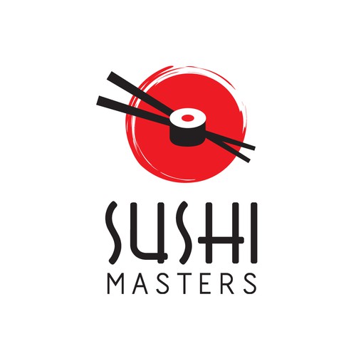 sushi masters logo design