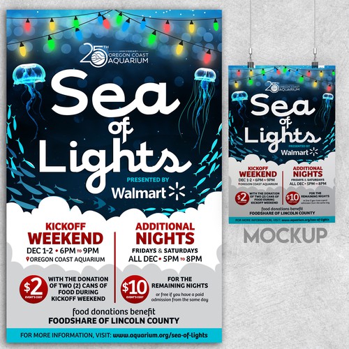 Poster design for Sea of Lights