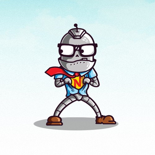 Heroic Robot Mascot