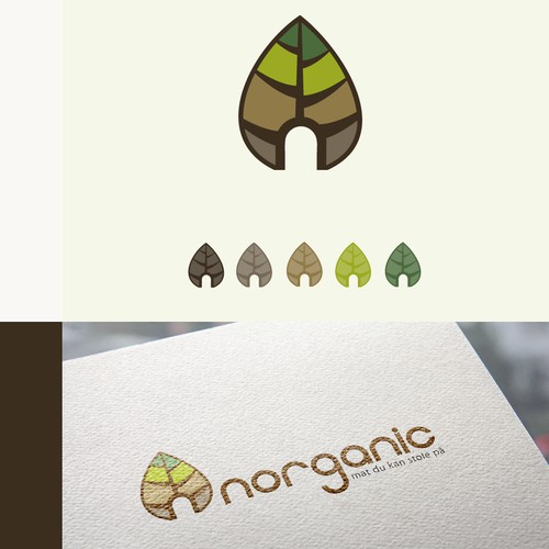 Logo design organic on-line shop