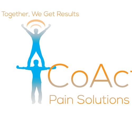 Create a logo showing bright health and a way out of pain!