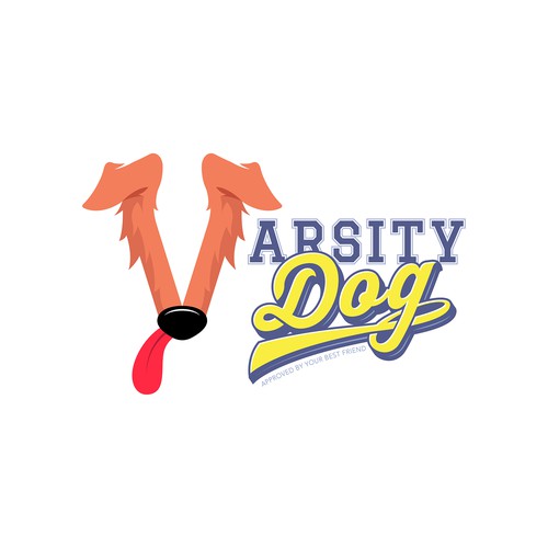 Varsity Dog concept logo