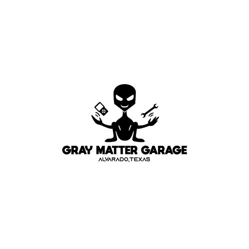 GMG  black and white Logo