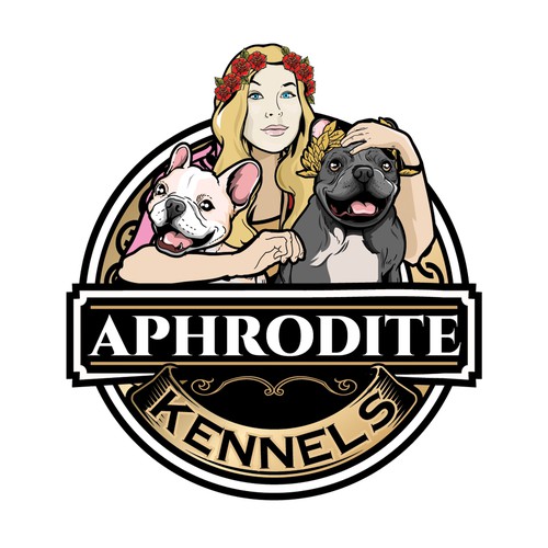 Design logo for French Bulldog breeder In Music City Aphrodite Kennels