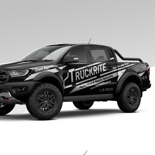 Wrap Design for Ford Ranger Truck