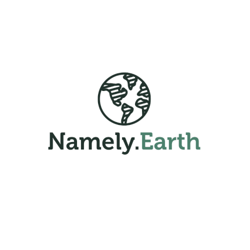Minimal logo design for Namely.Earth