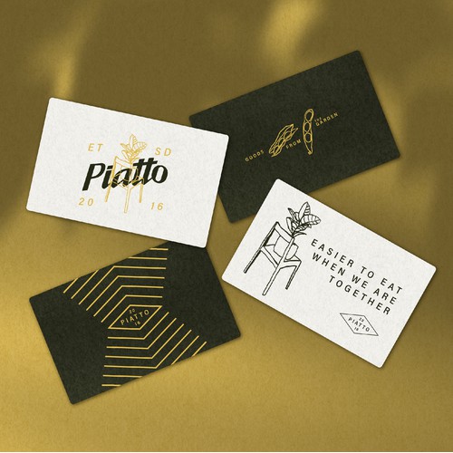 PIATTO | Restaurant & Bar Branding