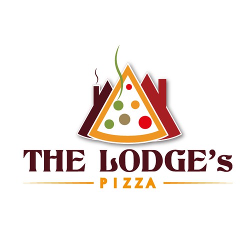 Bold logo for a pizza company