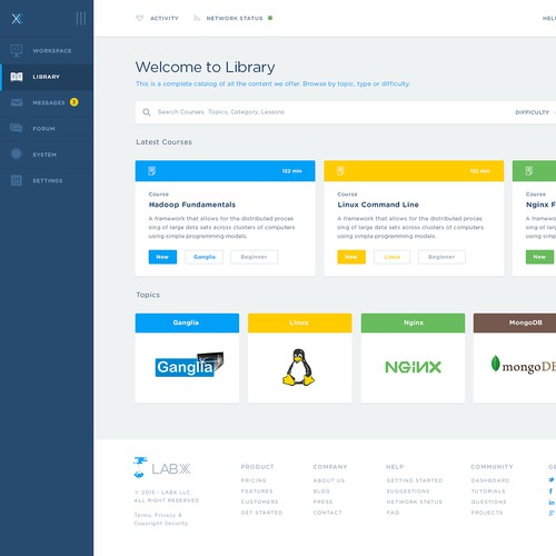 Create a revolutionary website for LabxNow!!! (Flat/Material Design)