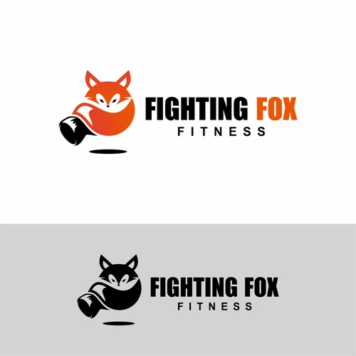 Logo design for Fighting Fox Fitness