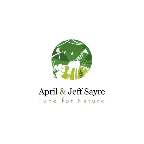 Logo design pour la fondation pour la Nature d'April et Jeff Sayre
