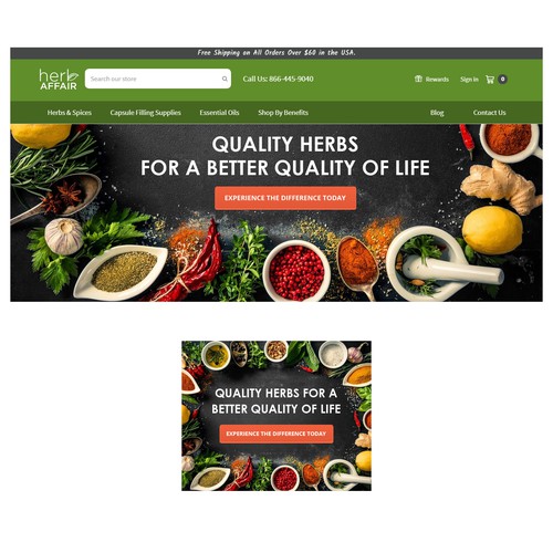 Create Eye Catching Homepage Banner for Health & Wellness Site