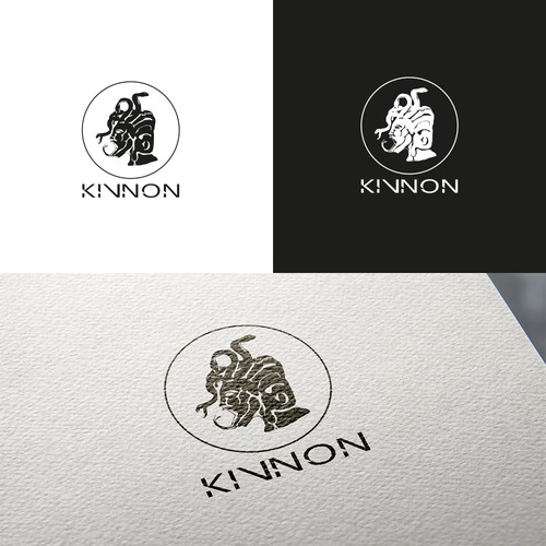 fitness logo based on medusa 