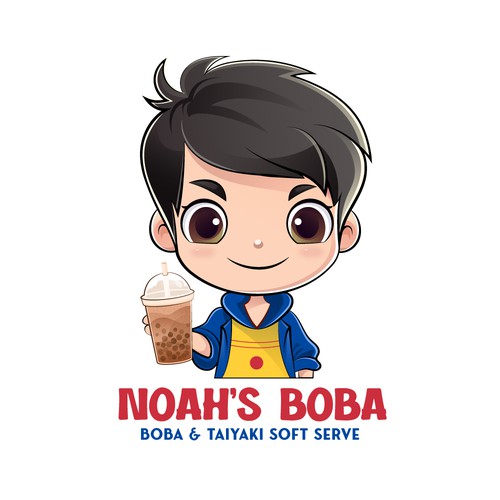  Boba Tea/Asian Dessert Mascot