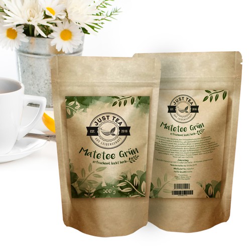 Natural style for tea package label!
