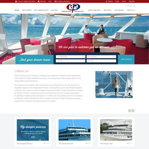 Designing the best website in river-cruising