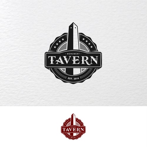 monument tavern badge logo