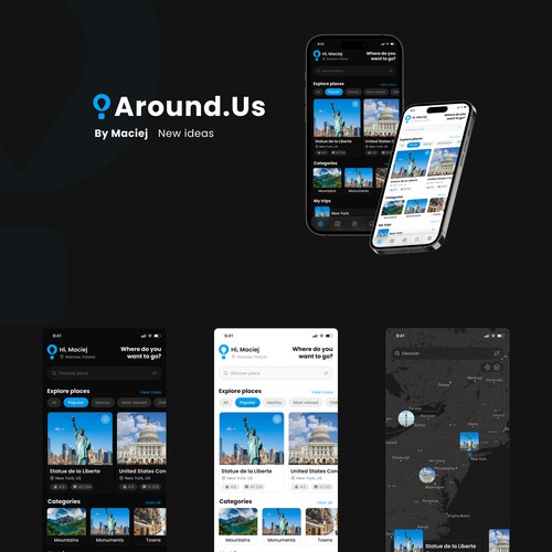 Around.Us - App design