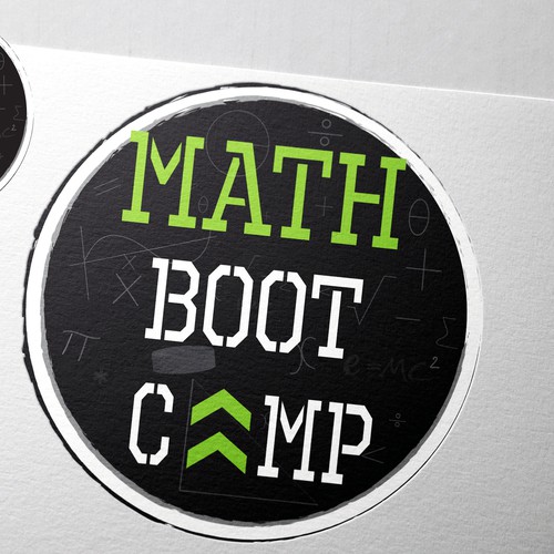 Create a logo for Math Boot Camp, a company founded by educators turned entrepreneurs!