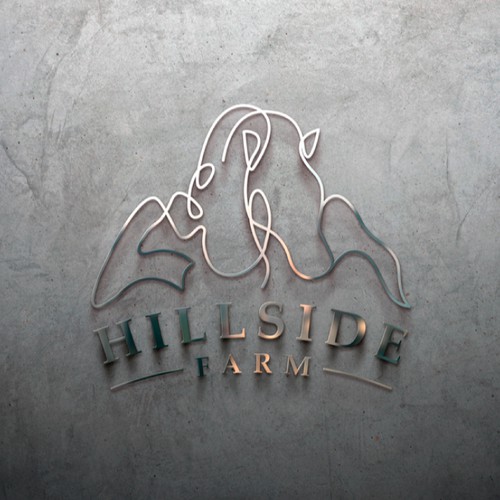 Equestrian Stable Logo for Hillside Farm