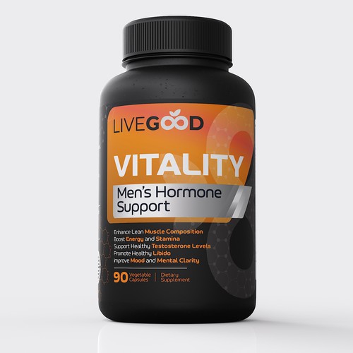 Men's supplement Packaging