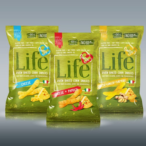 LIFE SNACKS - a packaging for an healthy lifestyle
