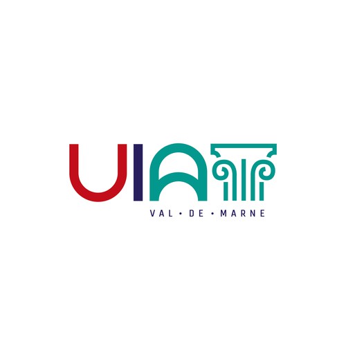 LOGO FOR UNIVERSTY IN FRANCE, NEAR PARIS