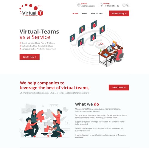 Virtual T website