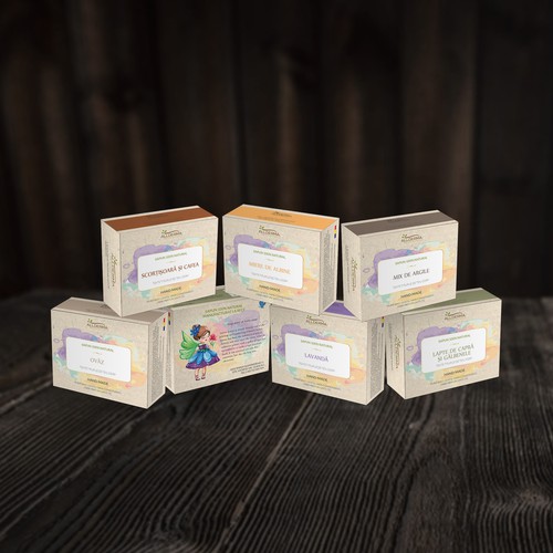 Youtful vibrant natural soap packaging