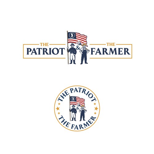 The patroit and the farmer logo
