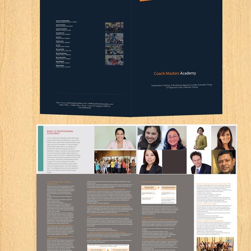 Brochure Design for Training Coach Program