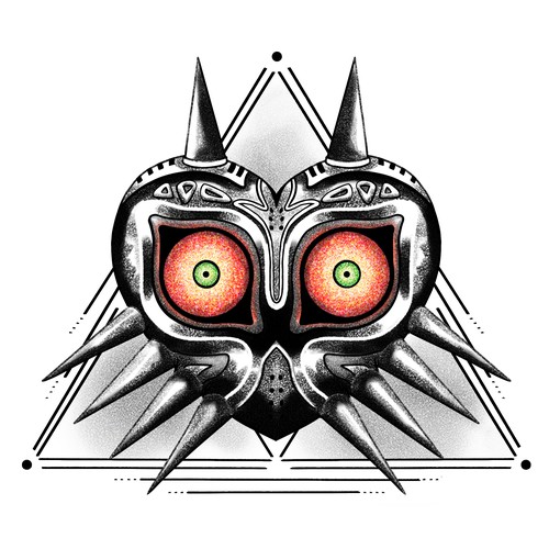 tatouage majora's mask