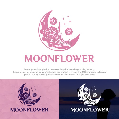 Moon Flower Wellness Logo